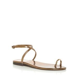 Jeffrey Campbell Atlantica Womens Toe Loop Leather Ankle Strap Sandal - Size 8